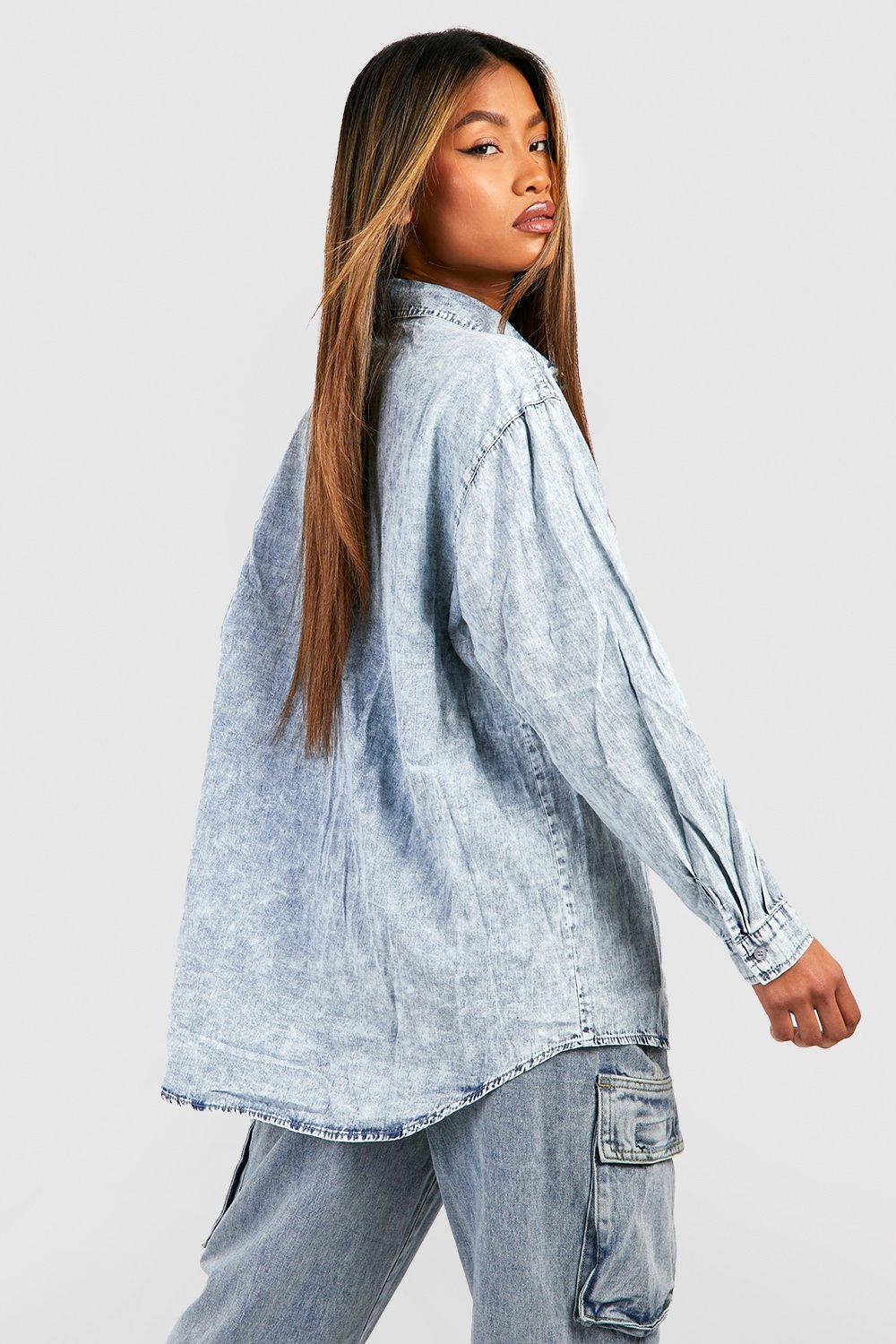 Womens acid wash store jeans